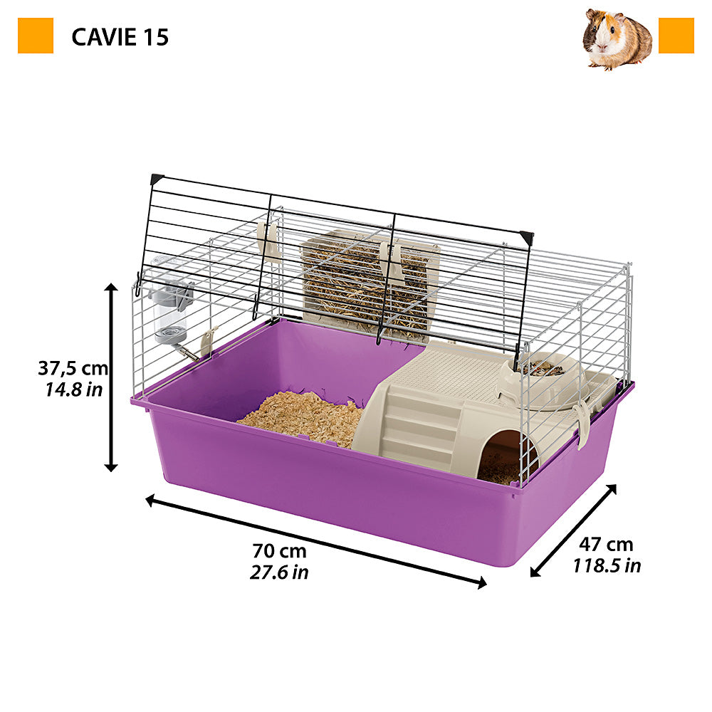 Cage furet & rat 93,5 x 63 x 84 cm D671-1
