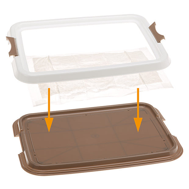 GEN-100510 Polypropylene tray - Collection -Classic- External measures 60x40  cm